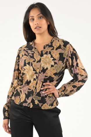 By-Bar erin lilli blouse Zwart