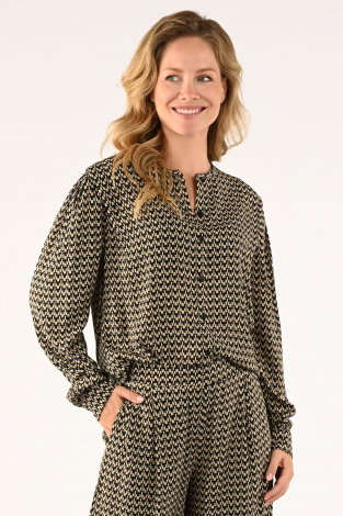 By-Bar erin gio blouse Zwart