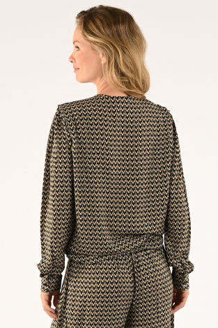 By-Bar erin gio blouse Zwart