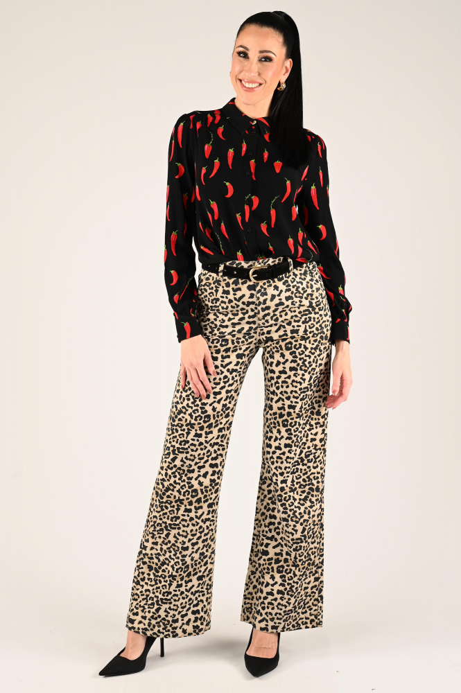 Fabienne Chapot Coco Blouse Blouse lange mouw Zwart