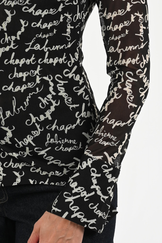 Fabienne Chapot CLTBLS09AW250205 Blouse lange mouw Zwart