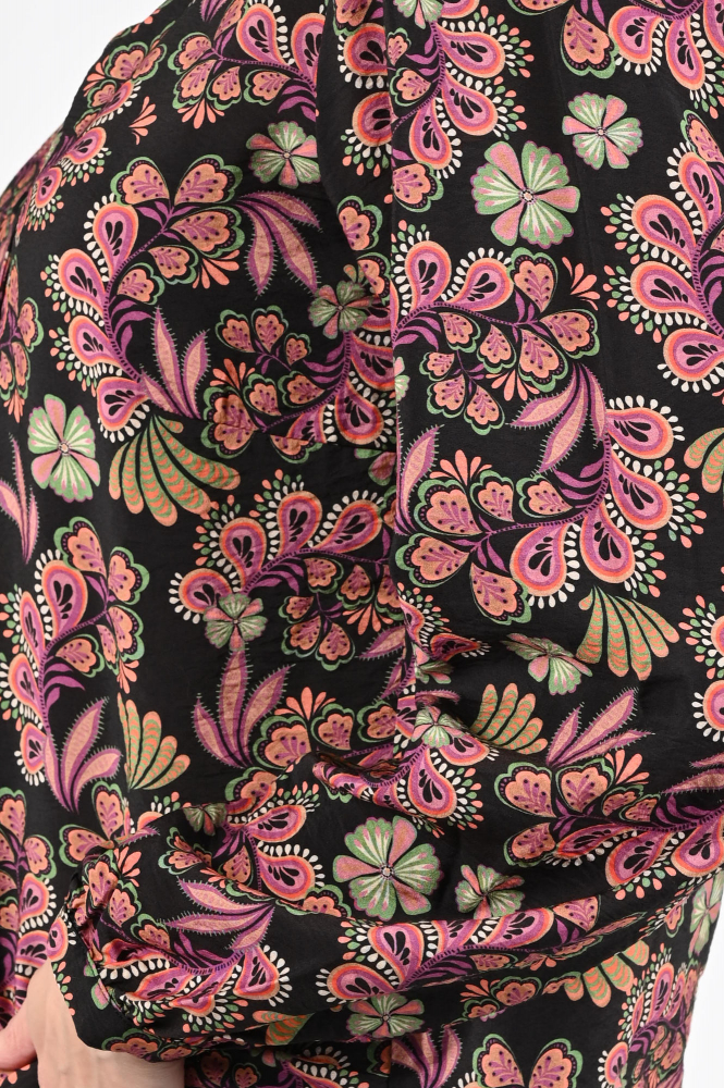 Geisha 53901-20 Blouse lange mouw Zwart