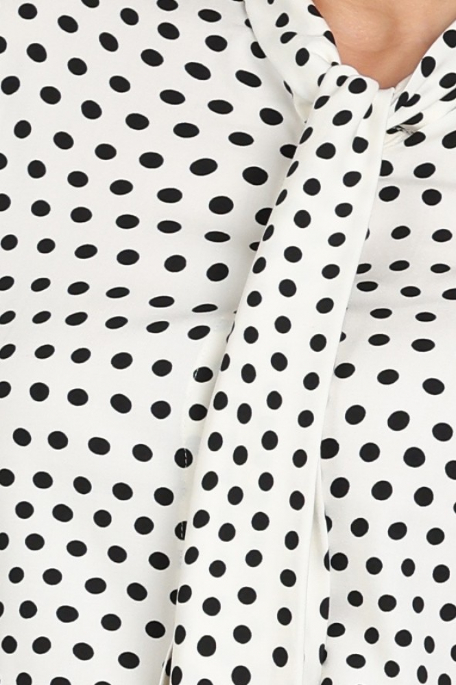 Frank walder 108101 Blouse lange mouw Zwart