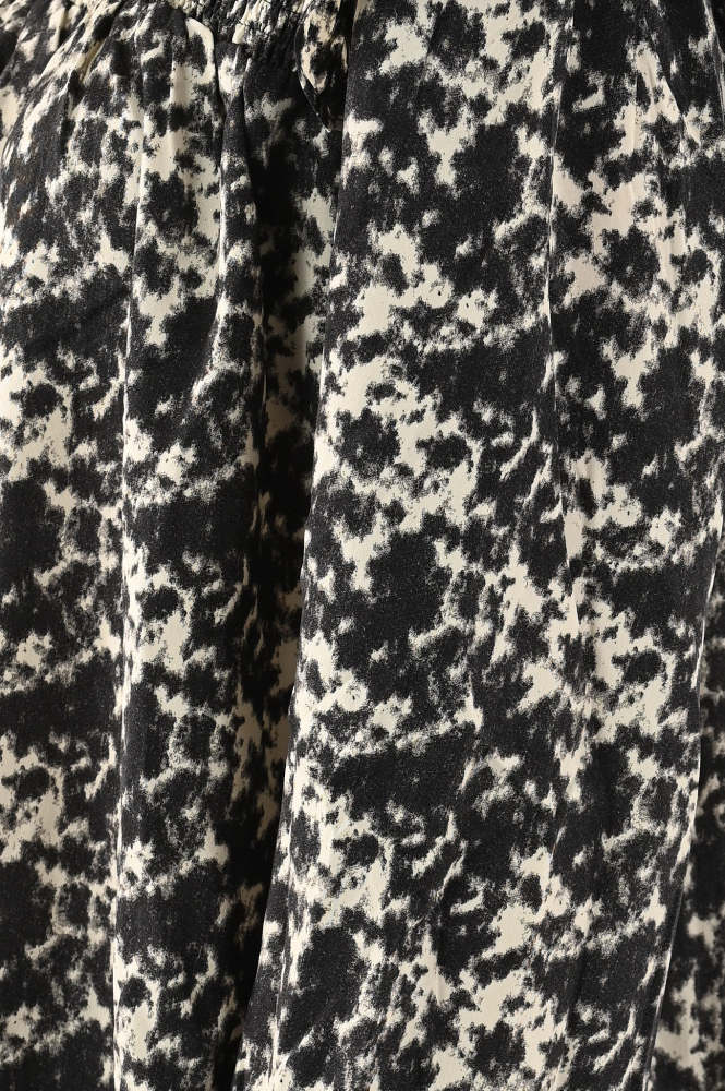 Co'couture baila smock Blouse lange mouw Grijs