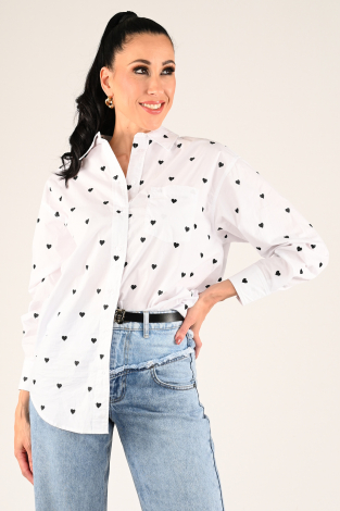Co'couture heartcc oversize  Wit