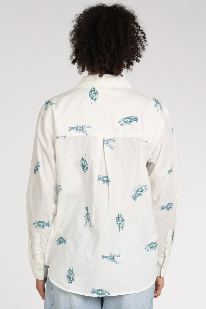 Fabienne Chapot CLTBLS27SS261009 Blouse lange mouw Wit