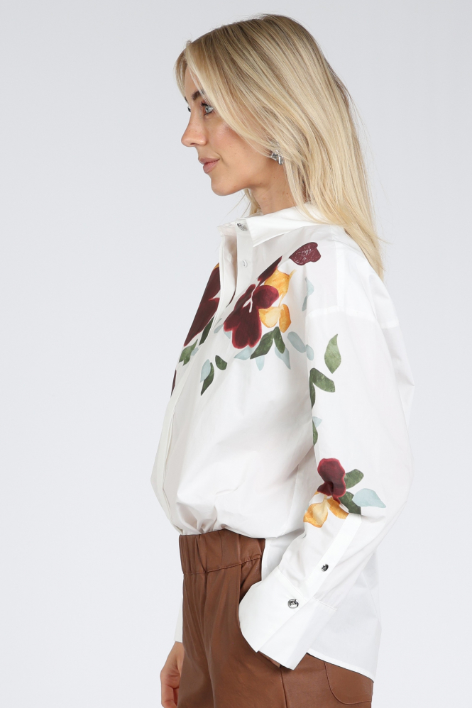 Caroline Biss 4674 Blouse lange mouw Wit