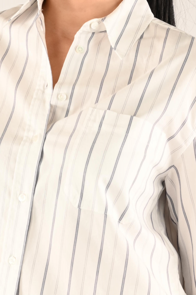 MaxMara Rubiera mm10200 Blouse lange mouw Wit