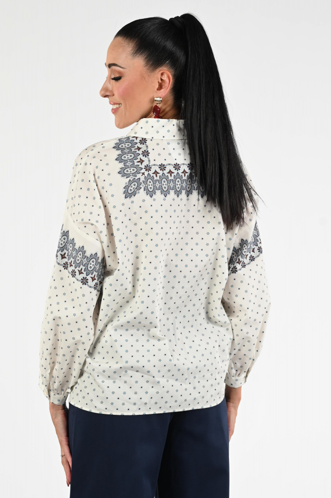 MaxMara Adda mm10064 Blouse lange mouw Wit