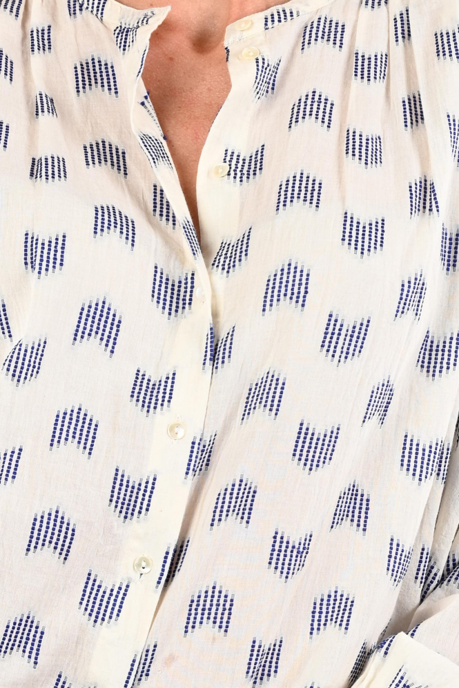 By-Bar 26112074 Blouse lange mouw Wit