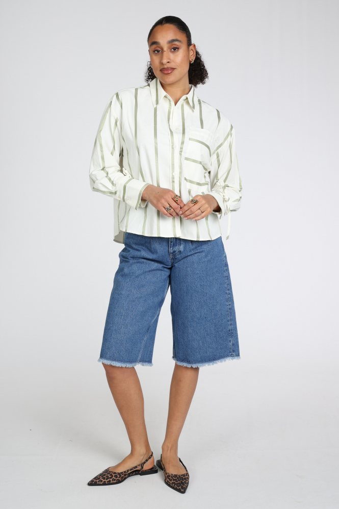 Co'couture 45087 Blouse lange mouw Wit