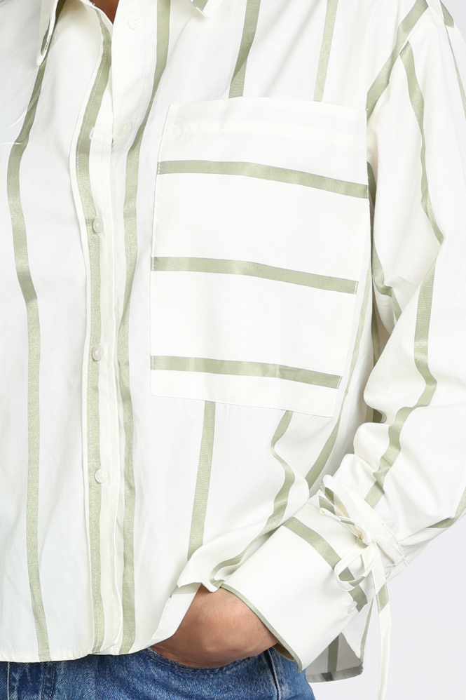 Co'couture 45087 Blouse lange mouw Wit