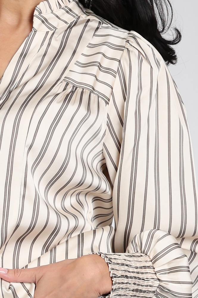 Co'couture 500369 Blouse lange mouw Wit