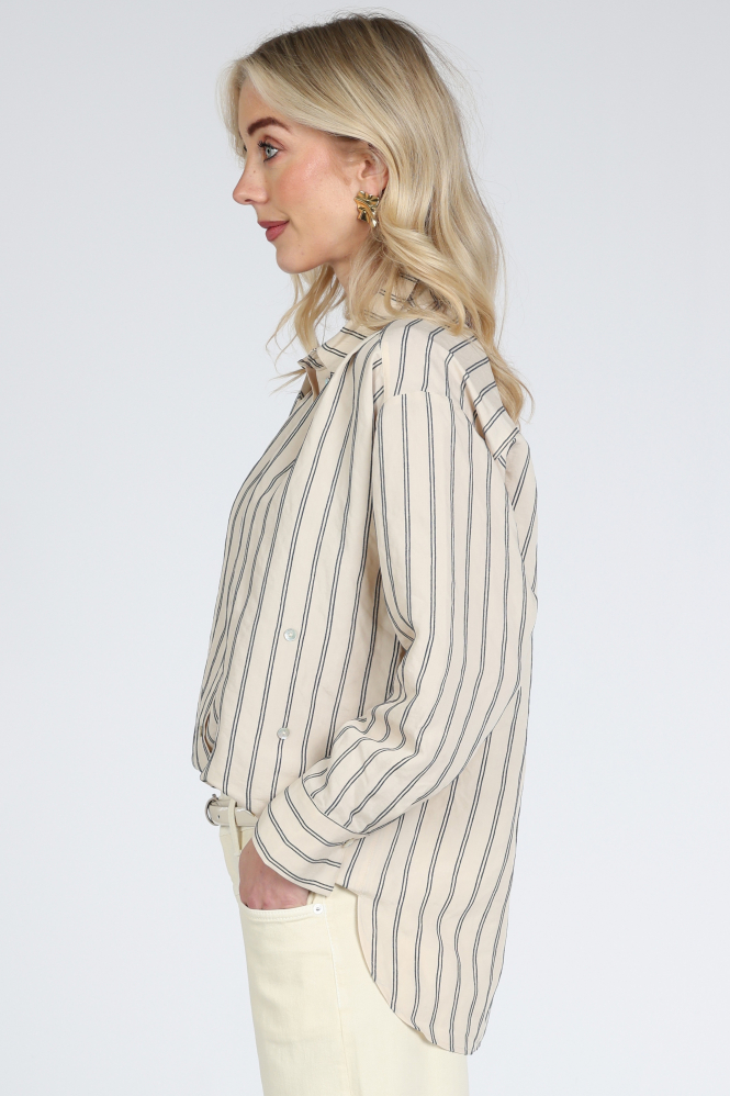 Summum 2s3455-12374 Blouse lange mouw Beige