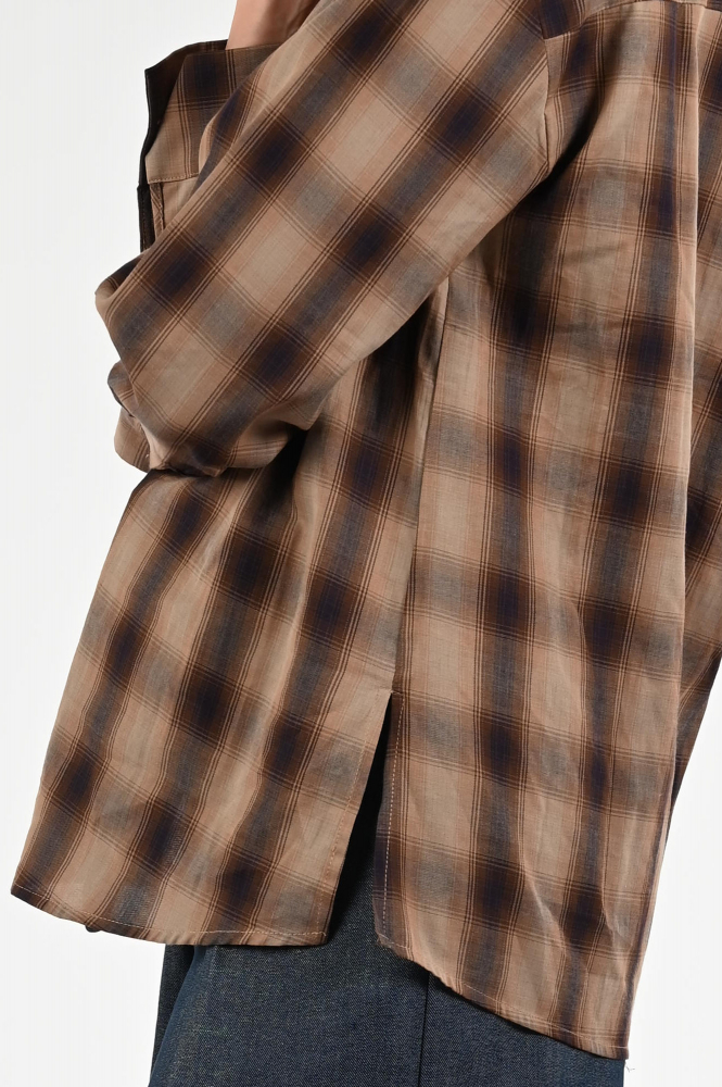 Aimée the label cain Blouse lange mouw Bruin