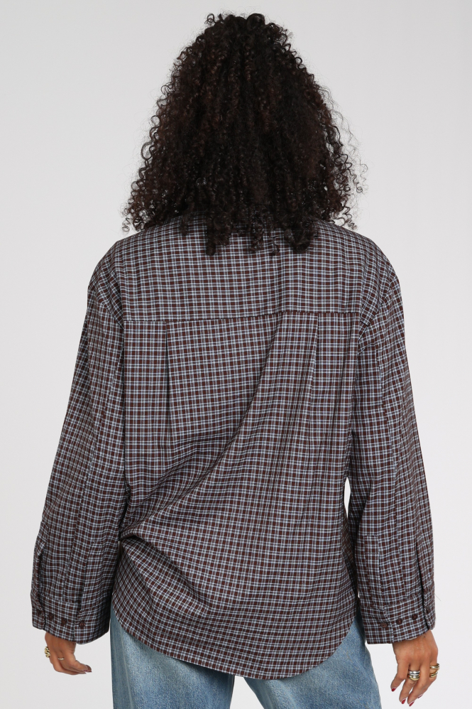 Co'couture 500262 Blouse lange mouw Bruin