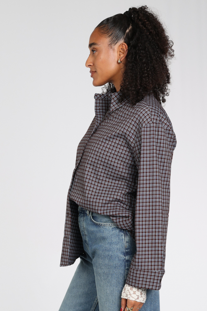 Co'couture 500262 Blouse lange mouw Bruin