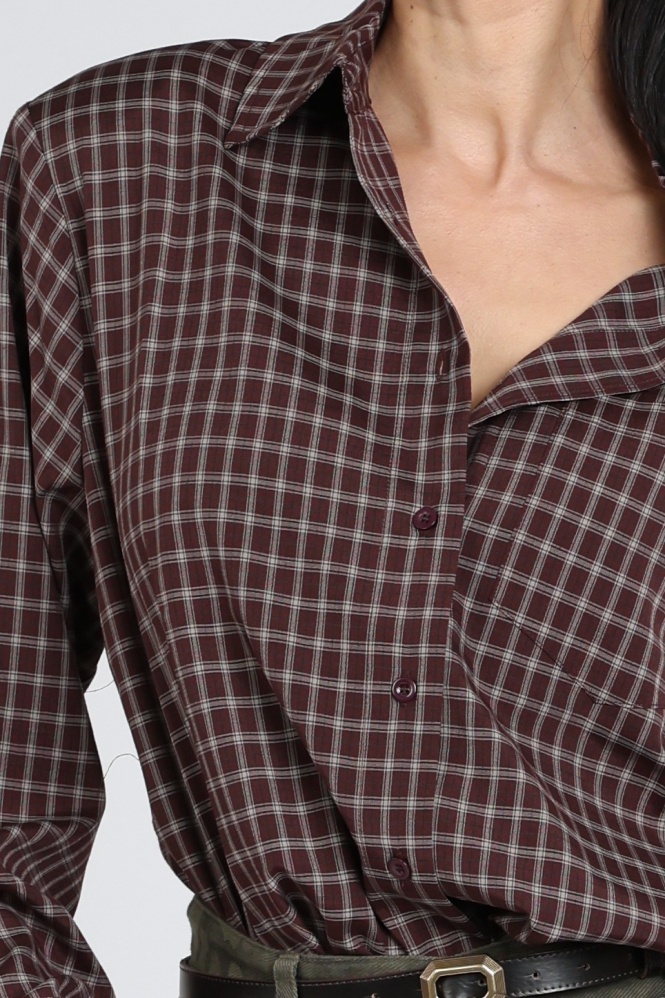 Neo Noir 170207 Blouse lange mouw Bruin