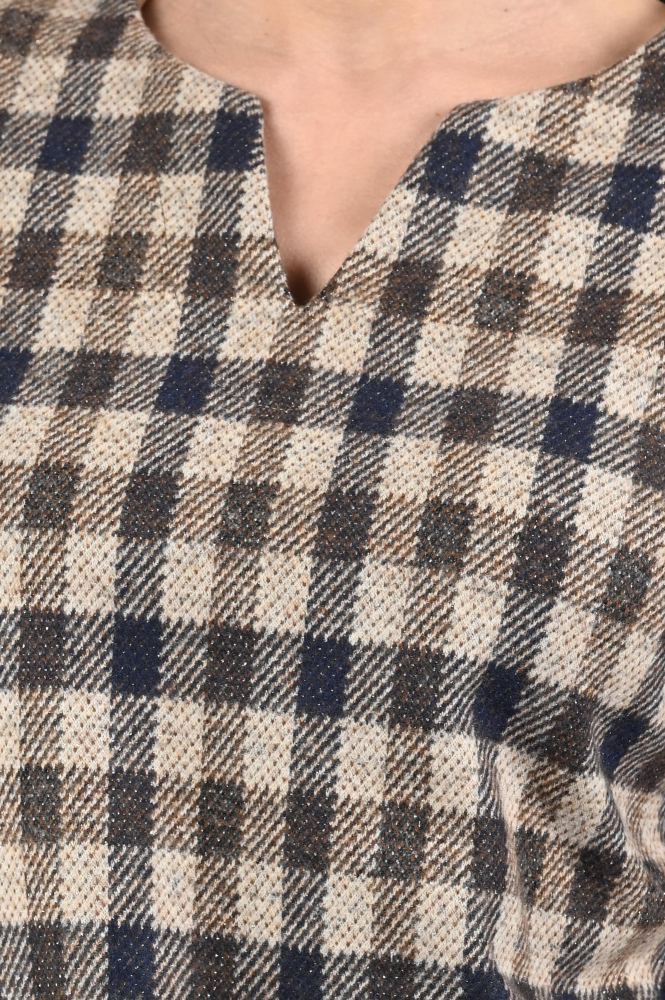 Geisha 53962-20 Blouse lange mouw Beige