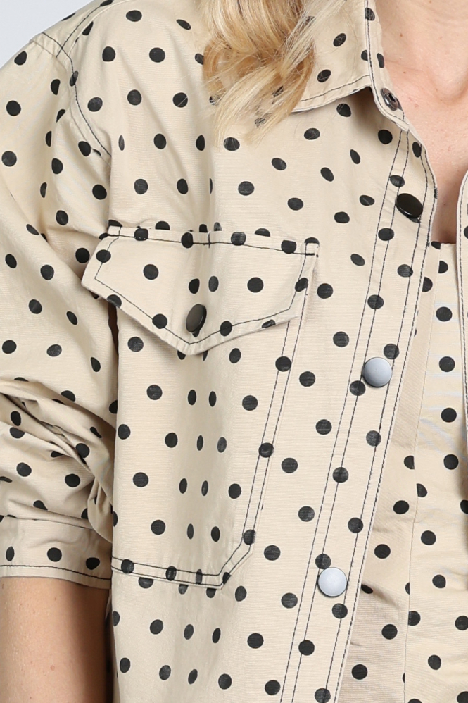 Co'couture 45099 Blouse lange mouw Beige