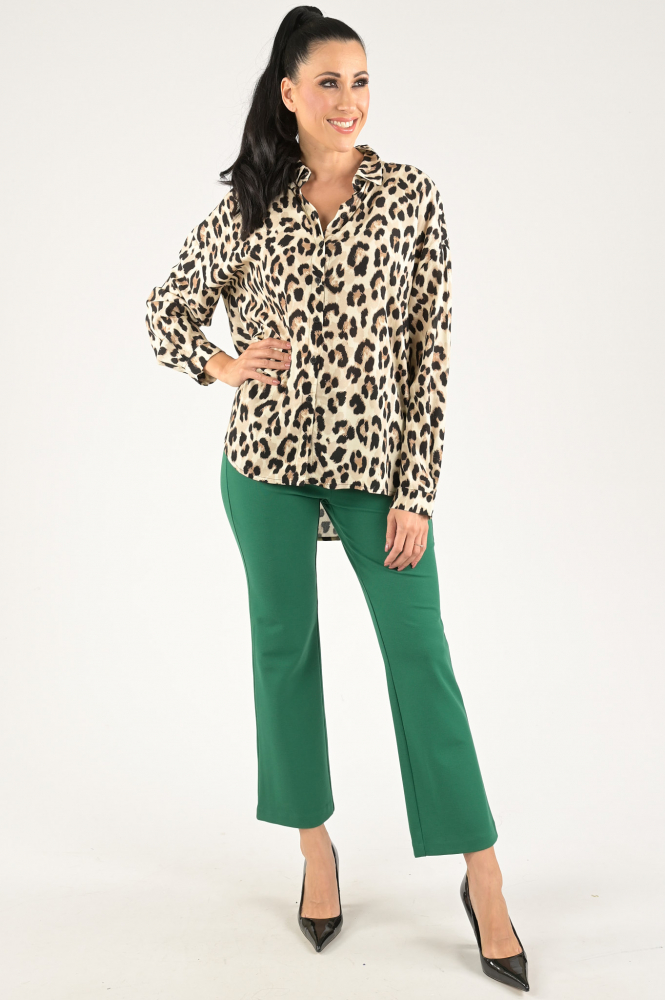 Sani Blu 5799 Blouse lange mouw Beige