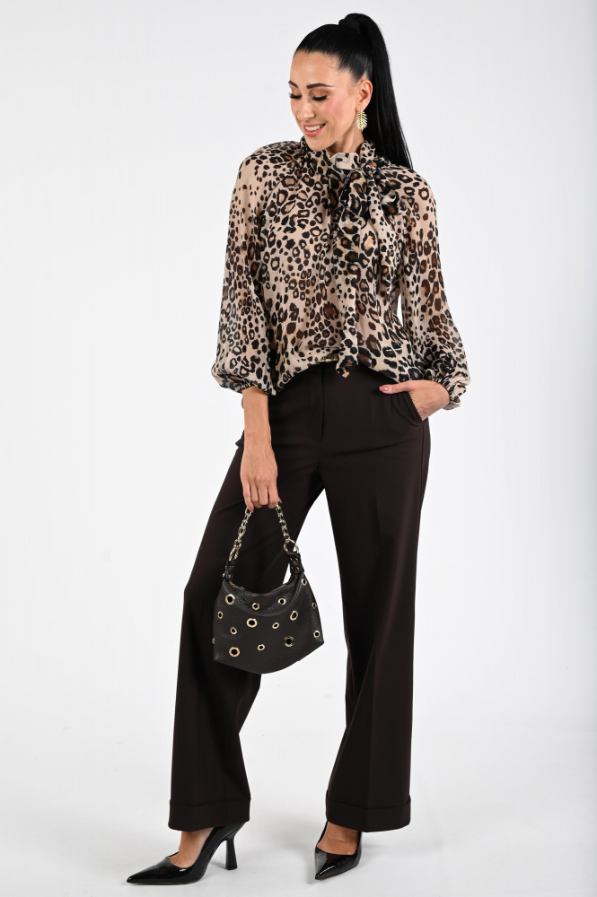 Marc Cain ZC 51.13 W27 Blouse lange mouw Beige