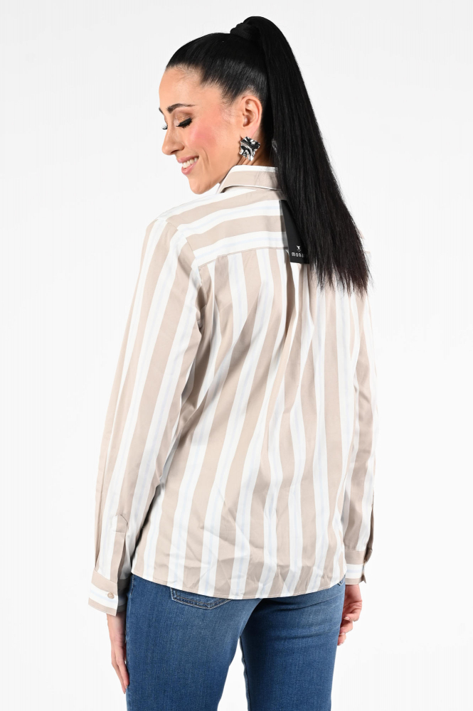 Monari 809634 Blouse lange mouw Beige