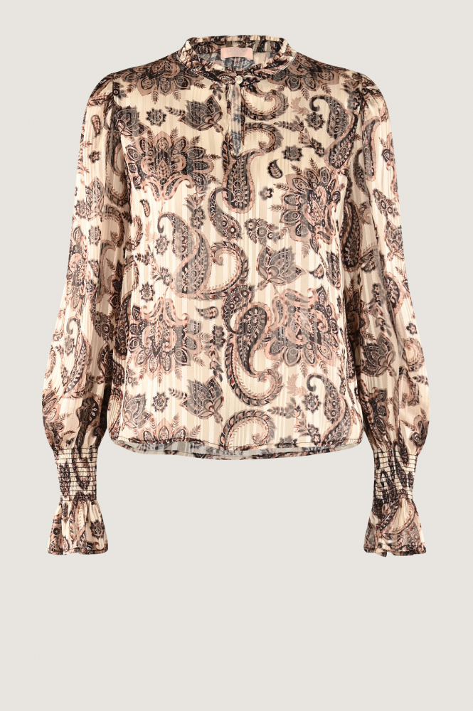 Liu Jo mf3376 Blouse lange mouw Bruin