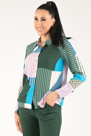 KYRA Patchwork Wanda Groen