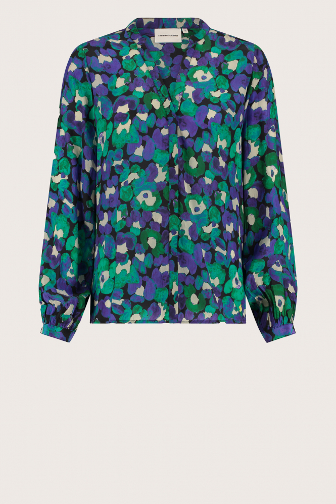 Fabienne Chapot CLT-26-BLS-AW23 Blouse lange mouw Groen