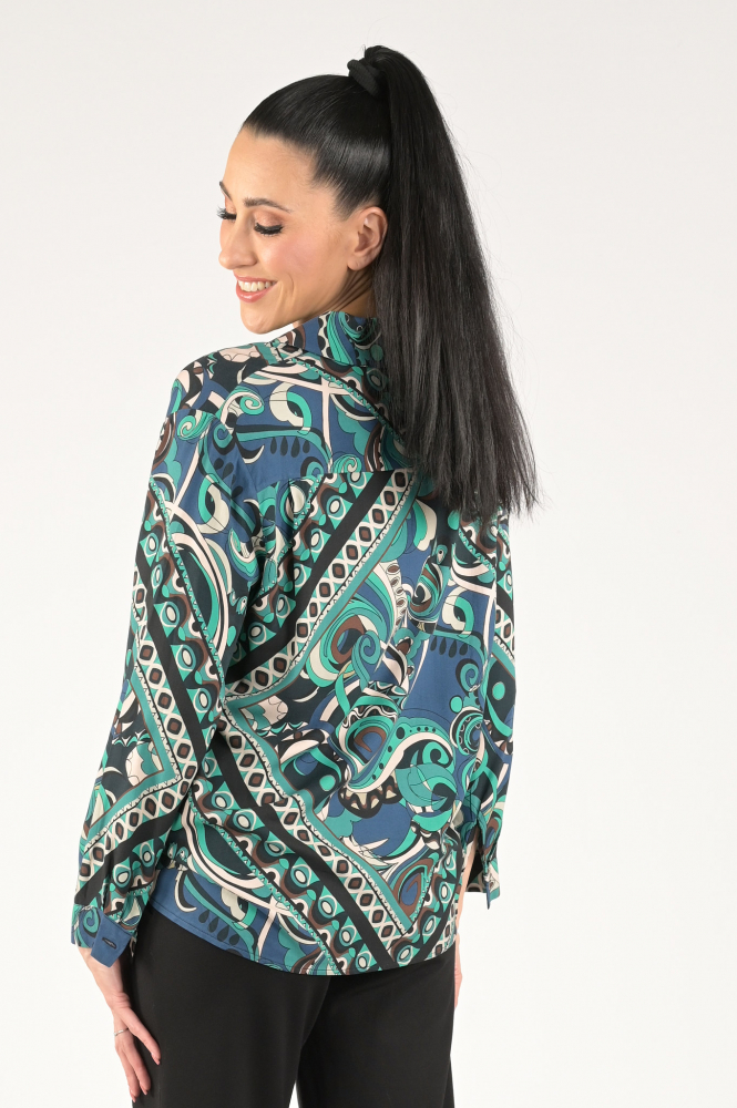 La Fee Maraboutee fgch pepa-t Blouse lange mouw Groen