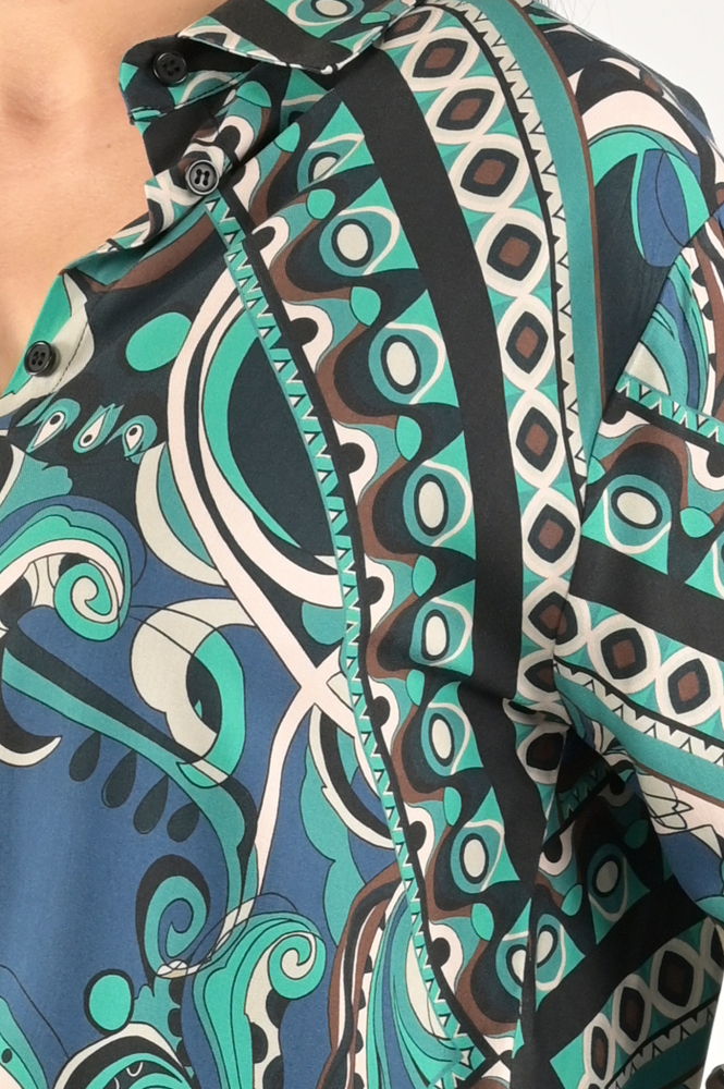 La Fee Maraboutee fgch pepa-t Blouse lange mouw Groen