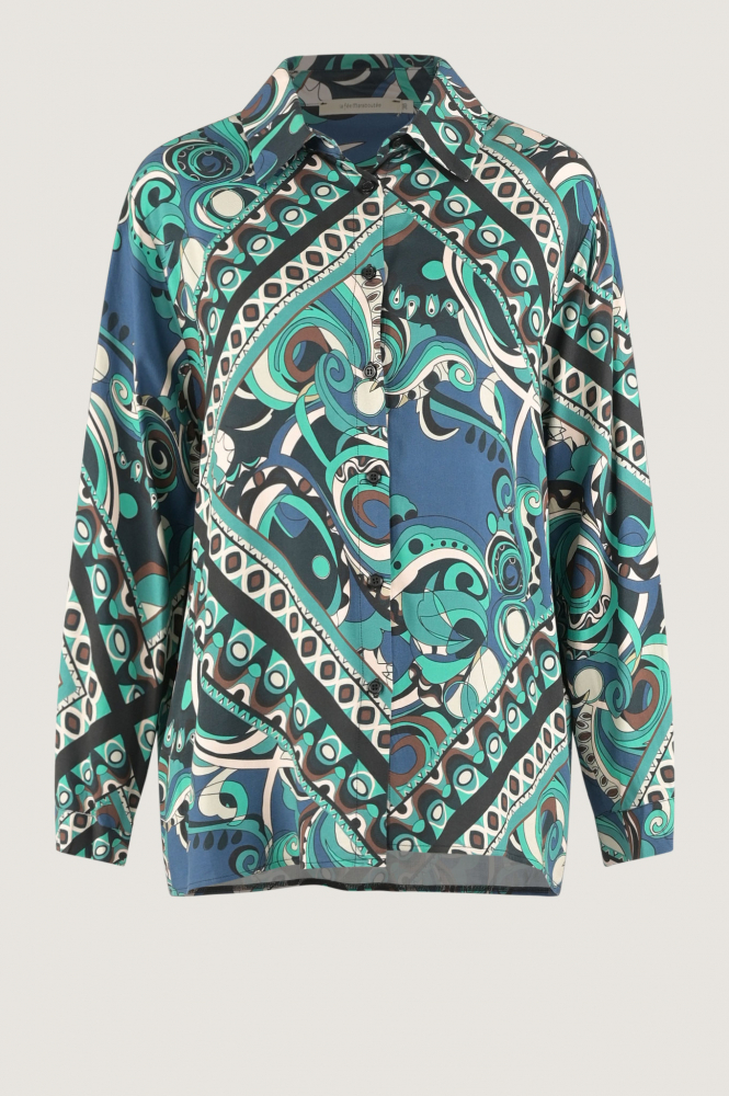 La Fee Maraboutee fgch pepa-t Blouse lange mouw Groen