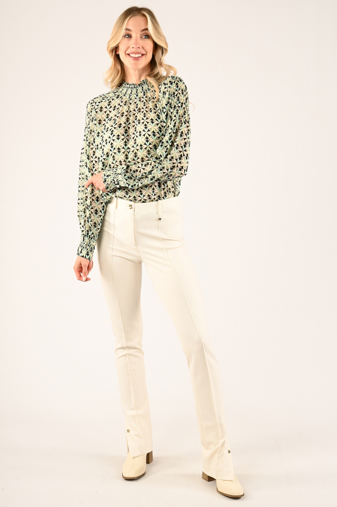 Marc Cain XC 51.11 W18 Blouse lange mouw Groen