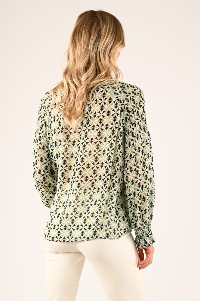 Marc Cain XC 51.11 W18 Blouse lange mouw Groen