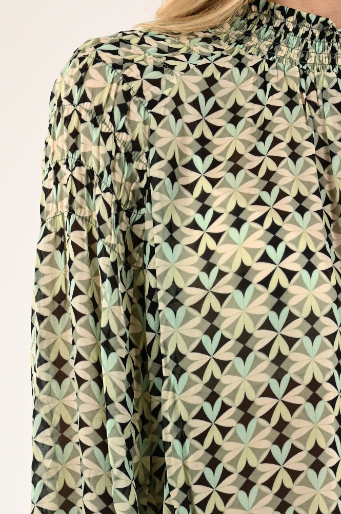 Marc Cain XC 51.11 W18 Blouse lange mouw Groen