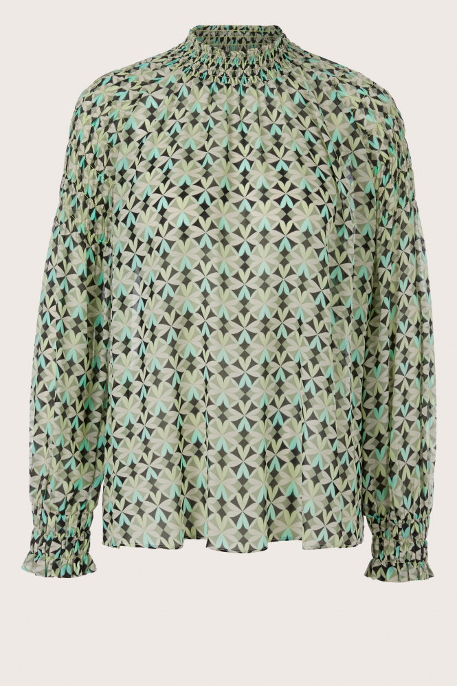 Marc Cain XC 51.11 W18 Blouse lange mouw Groen