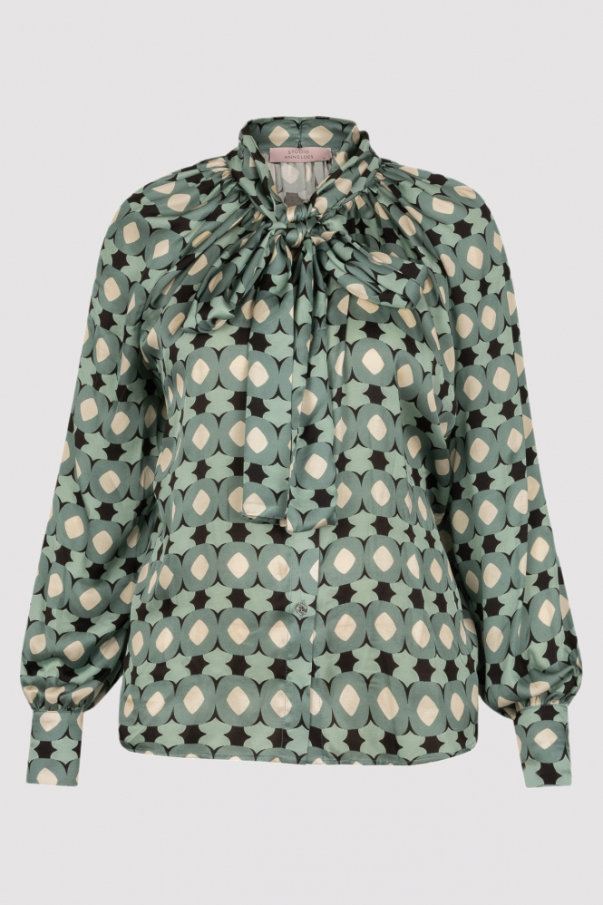 Studio Anneloes 13557 Lorina Blouse lange mouw Groen