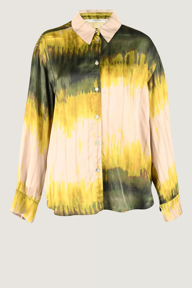 Summum 2s3275-12159 Blouse lange mouw Groen