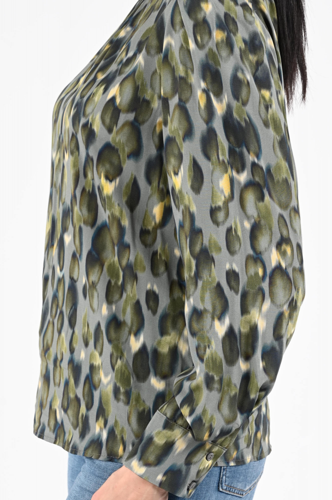 Geisha 53945-20 Blouse lange mouw Groen