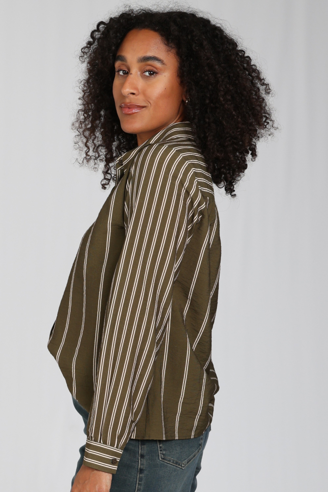 Geisha 63942-20 Blouse lange mouw Groen