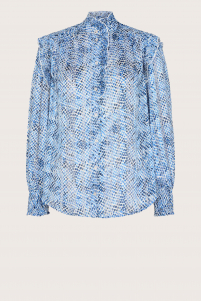 Co'couture sapphire shirt Blauw