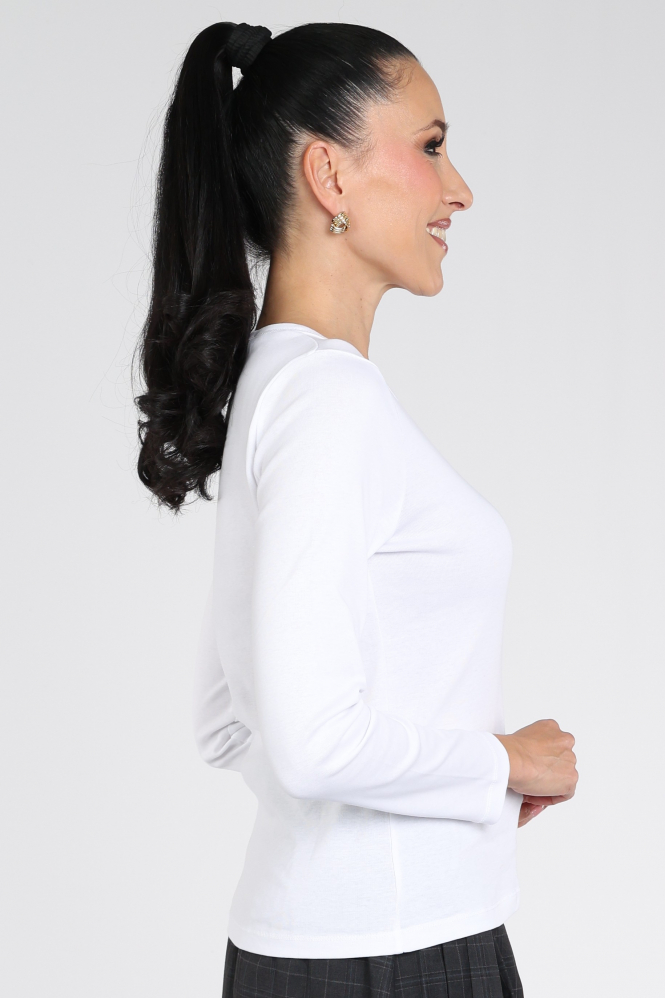 Haute L'Amitié HL10872 Blouse lange mouw Blauw