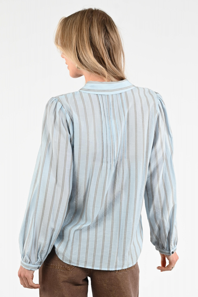 Geisha 53535-14 Blouse lange mouw Blauw