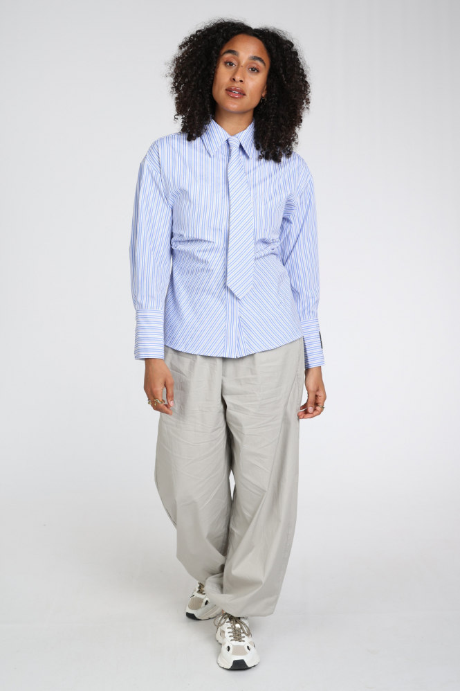 Haute L'Amitié hl10667 Blouse lange mouw Blauw