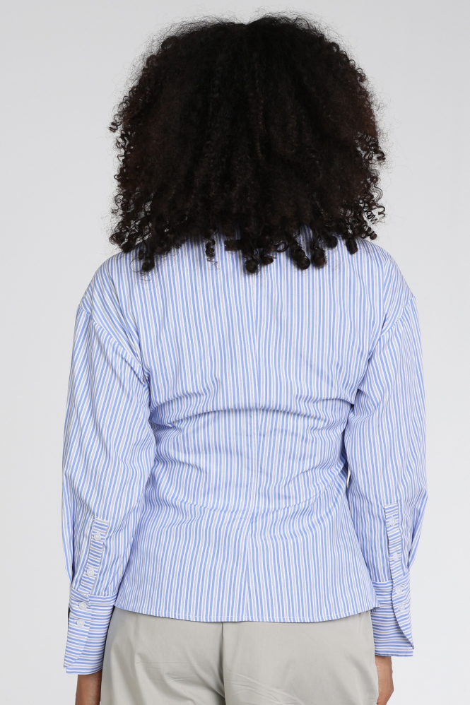 Haute L'Amitié hl10667 Blouse lange mouw Blauw