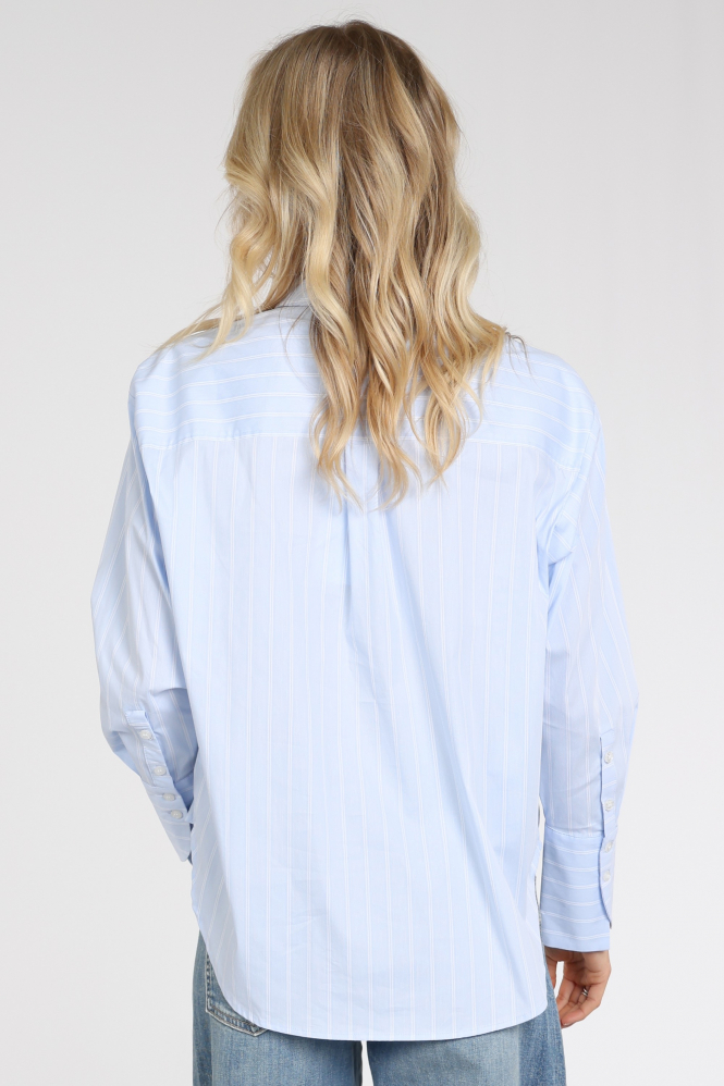 Haute L'Amitié hl10744 Blouse lange mouw Blauw