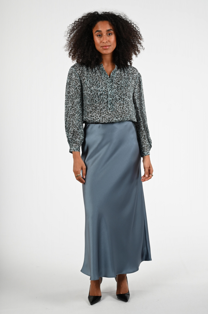 Luisa Cerano 228585-3778 Blouse lange mouw Blauw