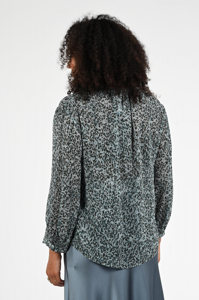 Luisa Cerano 228585-3778 Blouse lange mouw Blauw