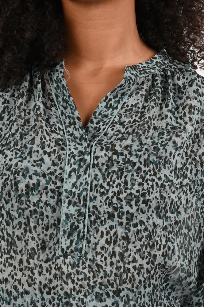 Luisa Cerano 228585-3778 Blouse lange mouw Blauw